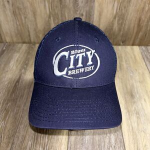 Blues City Brewing Hat Baseball Cap Hat Blue White Memphis Tennessee